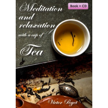 Meditation and relaxation with a cup of tea